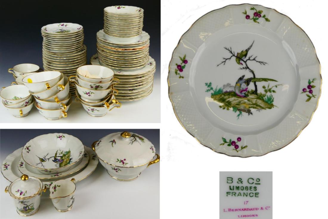 90pcs B&Co LIMOGES "MENNECY" CHINA TABLEWARE (1 of 6)