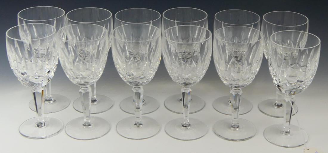 12 WATERFORD CRYSTAL "KILDARE" WATER GOBLETS (1 of 4)