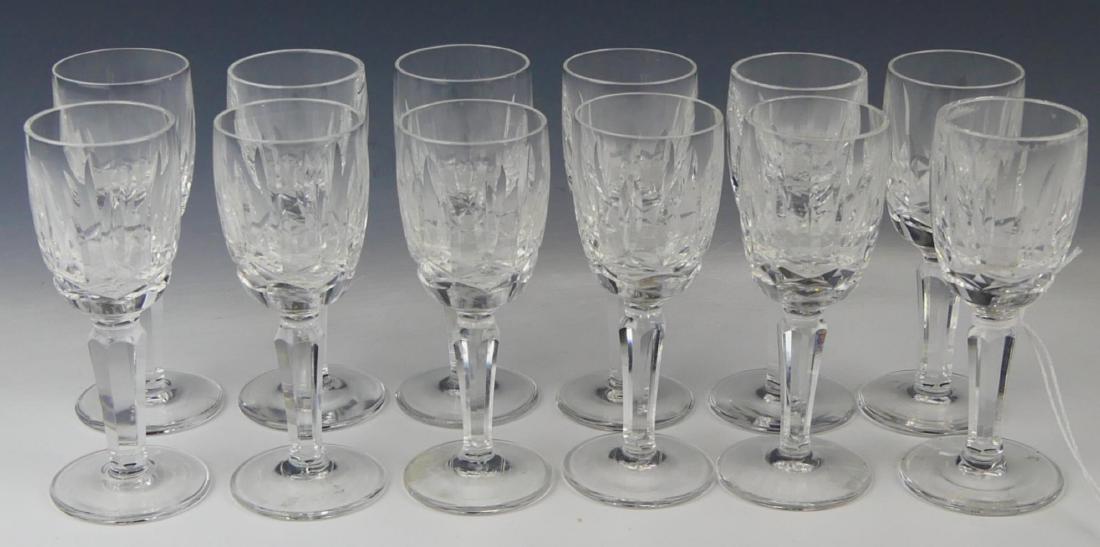 12 WATERFORD CRYSTAL "KILDARE" CORDIAL GLASSES (1 of 4)