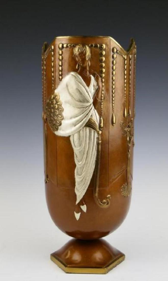 ERTE (FRENCH 1892-1990) BRONZE VASE (1 of 1)