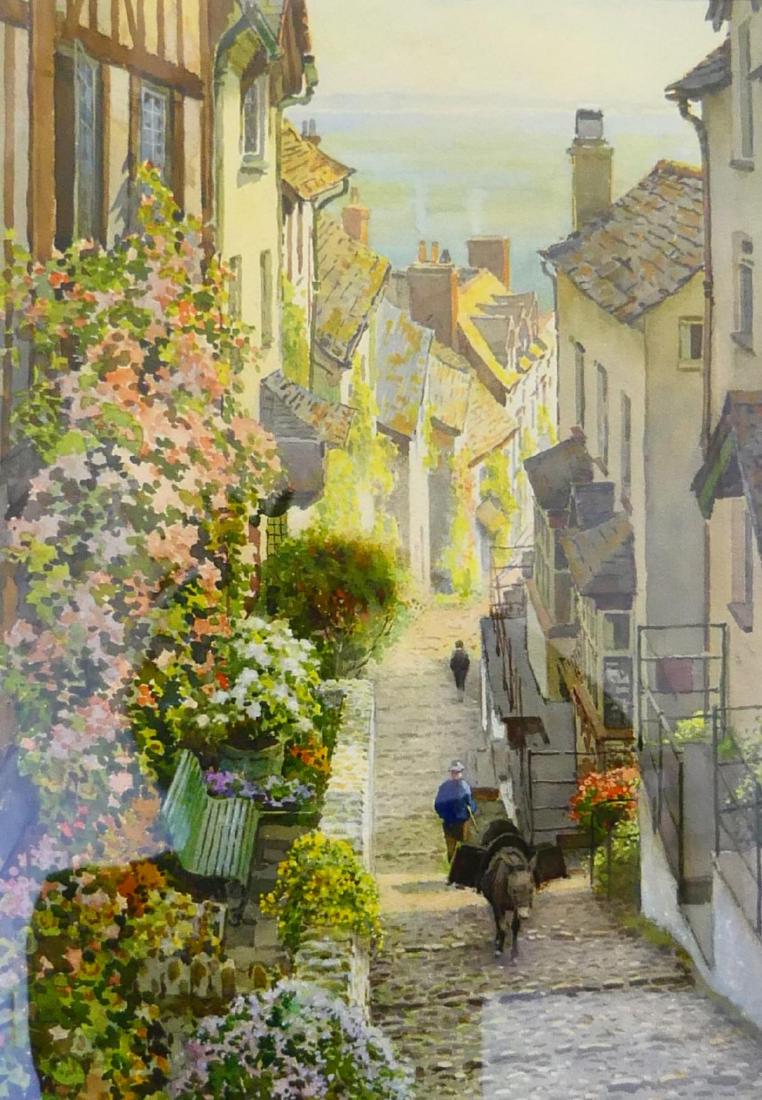 E.W. HASLEHURST (1866-1949) WATERCOLOR (1 of 3)