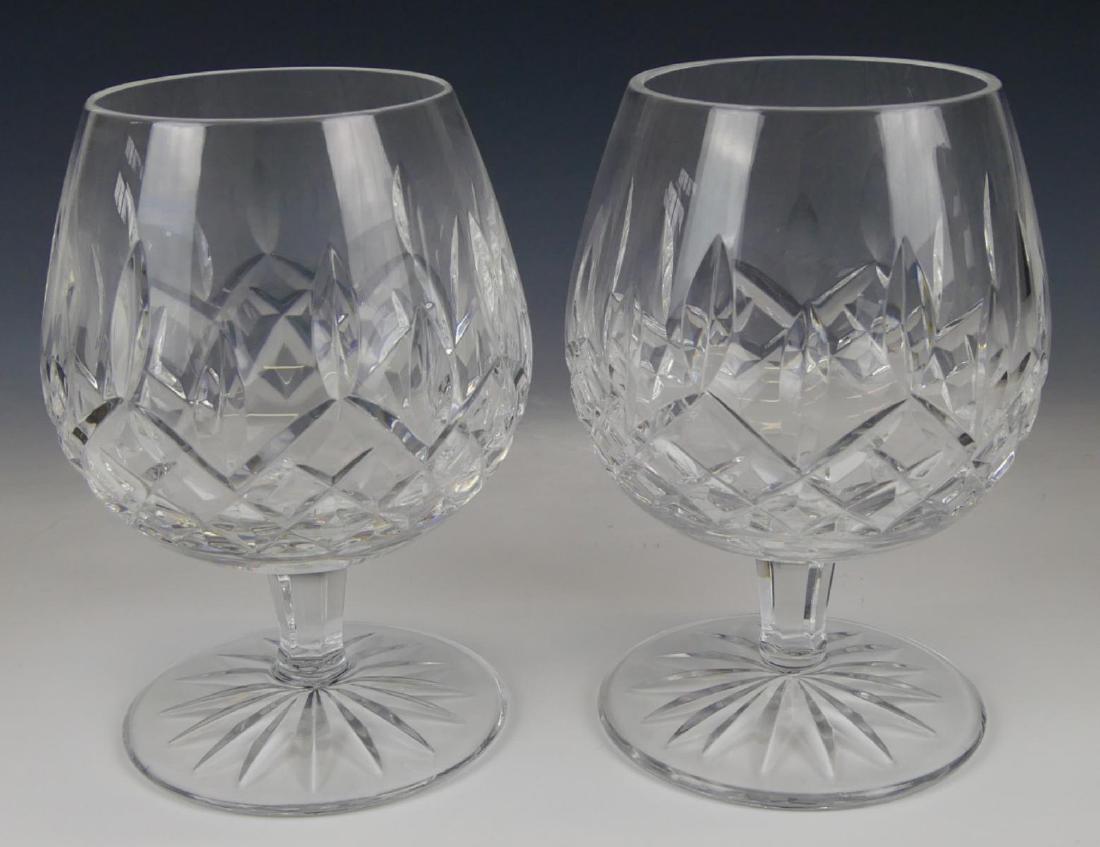 2 WATERFORD CRYSTAL "ARAGLIN" BRANDY GLASSES (1 of 2)