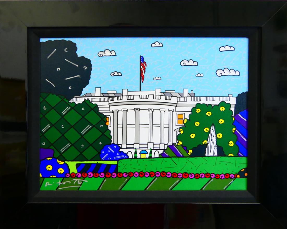 ROMERO BRITTO (USA b1963) MIXED MEDIA GICLEE (1 of 7)