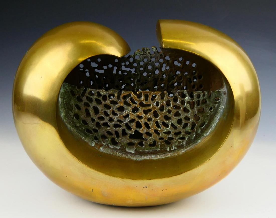 RAPHAEL BENAZZI UNIQUE BRONZE WORK LE 25/30: Measures 9 x 11 1/2 signed, Benazzi was born in 1933, and have brought as high as $5000 in French recent auctions third party shipping required