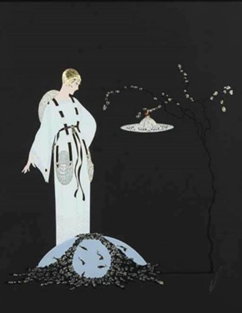 ERTE (FRENCH 1892-1990) "MOON GARDEN" LE SERIGRAPH (1 of 7)