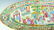 FINE 19TH.C CHINESE ROSE MEDALLION LONG PLATTER - 3