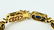 18K YG SAPPHIRE & DIAMOND 8.7TCW TENNIS BRACELET - 3