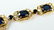 18K YG SAPPHIRE & DIAMOND 8.7TCW TENNIS BRACELET - 5