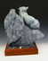 SHERRY SALARI SANDER 1985 SIGNED BRONZE WOLF - 2