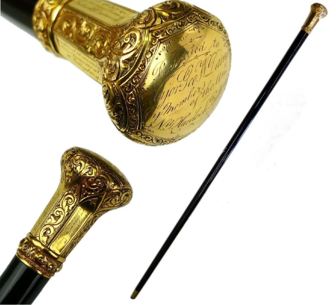 11th HAVELOCH BATTERY GETTYSBURG GF HANDLE CANE (1 of 6)