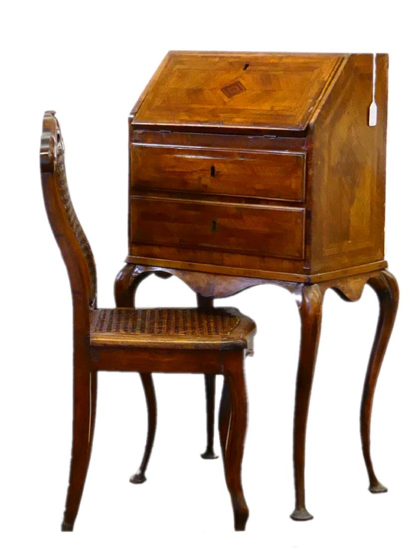 Queen Anne Desk >> Antique Queen Anne Parquetry Child S Desk Chair Queen Anne Desk >> Antique Queen Anne Parquetry Child S Desk Chair