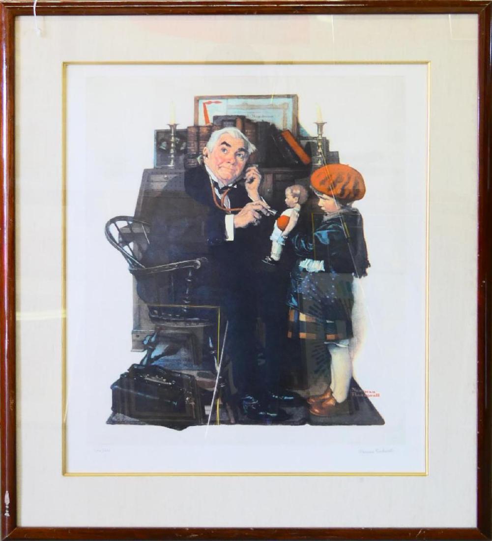 NORMAN ROCKWELL (USA 1894-1978) SIGNED LITHOGRAPH (1 of 6)
