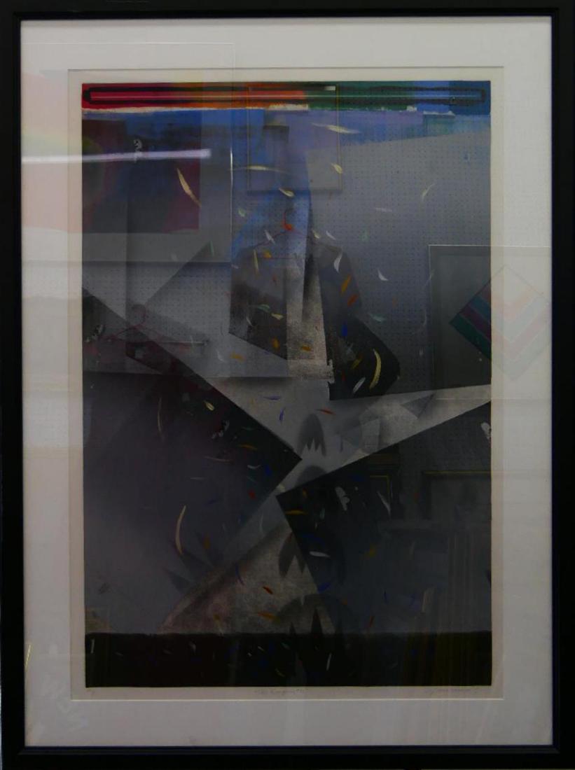 SIGNED ABSTRACT AP LITHOGRAPH "THE EMPIRE #11" (1 of 7)