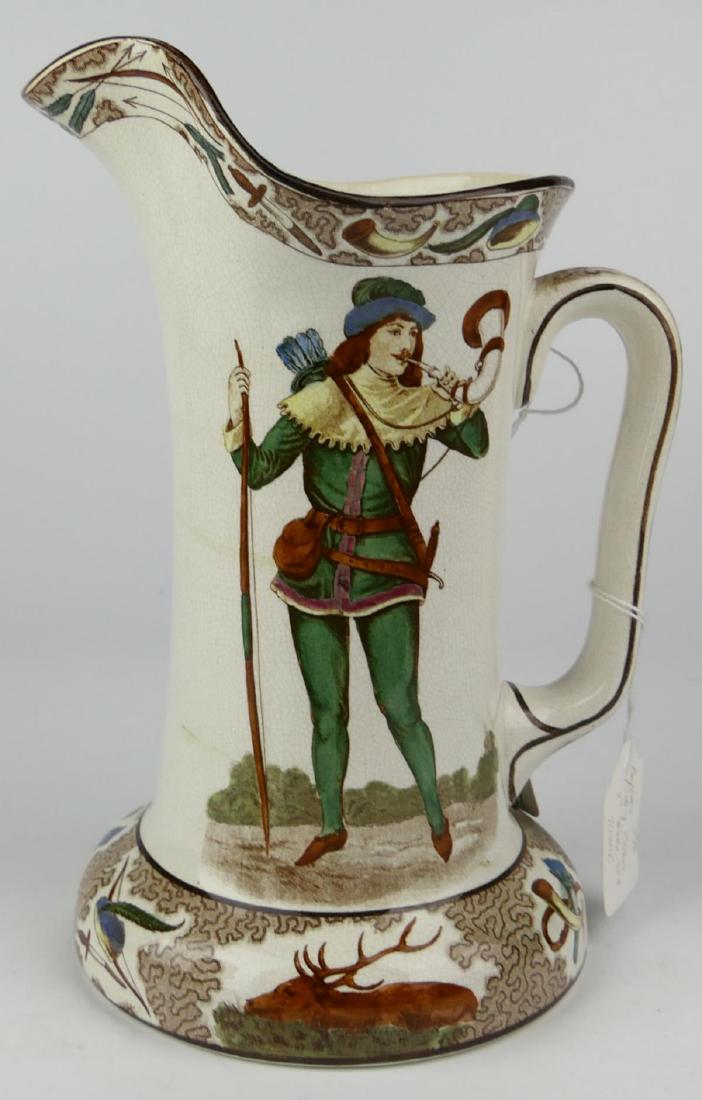 RARE ANTIQUE BUFFALO POTTERY PITCHER (1 of 3)