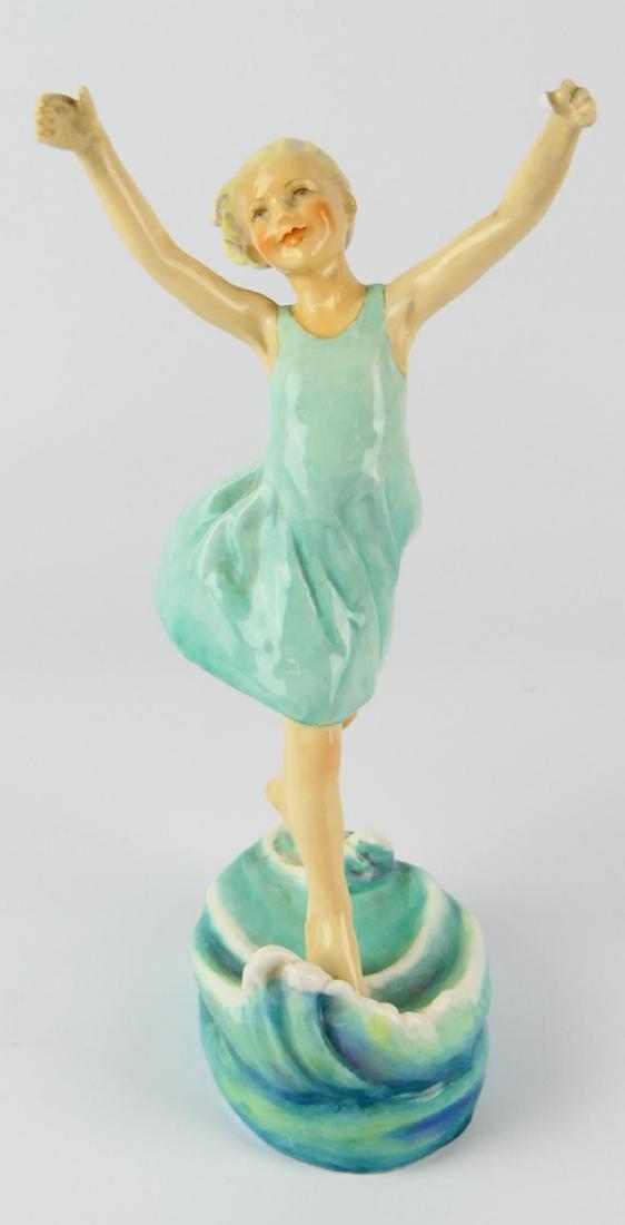 ROYAL WORCESTER "DANCING WAVES" FIGURE: ROYAL WORCESTER "DANCING WAVES" FIGURE, measures 9" height.