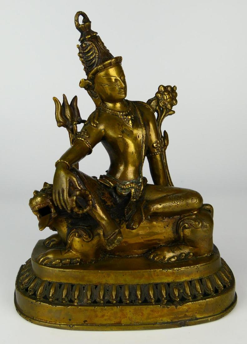 THAI DEITY BRONZE SCULPTURE (1 of 3)