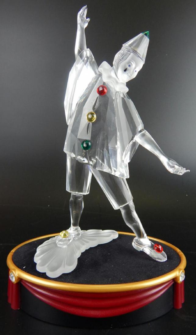 SWAROVSKI CRYSTAL 1999 "MASQUERADE PIERROT" FIGURE (1 of 10)