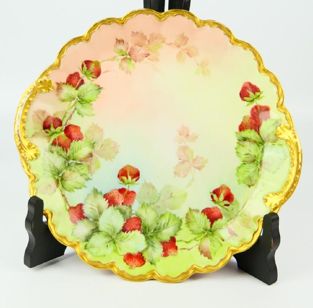 HAVILAND LIMOGES FRANCE PAINTED CHARGER (1 of 7)