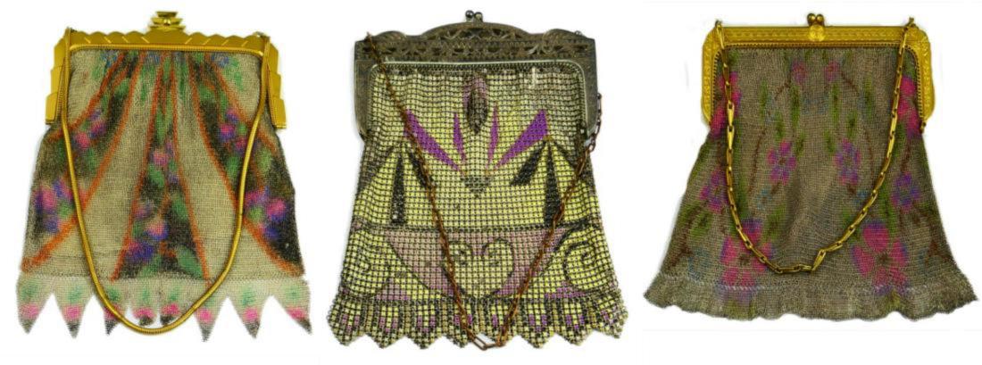 3 WHITING & DAVIS CO ENAMELED MESH PURSES (1 of 6)