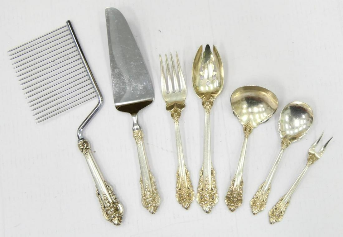 7 Wallace Sterling Grande Baroque Serving Items