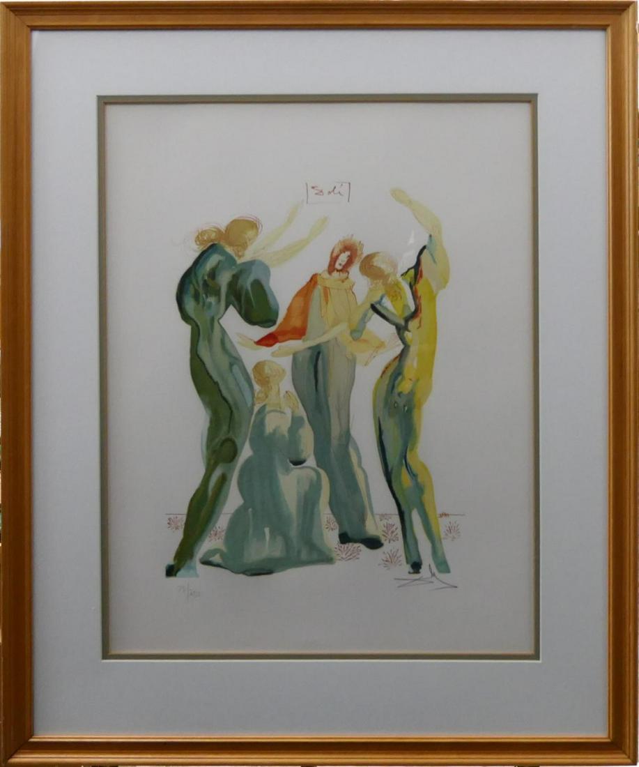 SALVADOR DALI "LA DANSE" LE COLOR LITHOGRAPH (1 of 7)