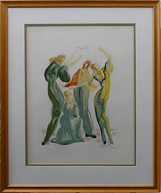 SALVADOR DALI "LA DANSE" LE COLOR LITHOGRAPH (1 of 7)