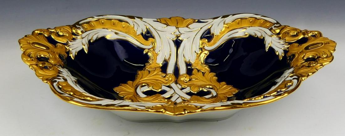 MEISSEN GERMAN PORCELAIN ORNATE PLATTER (1 of 6)