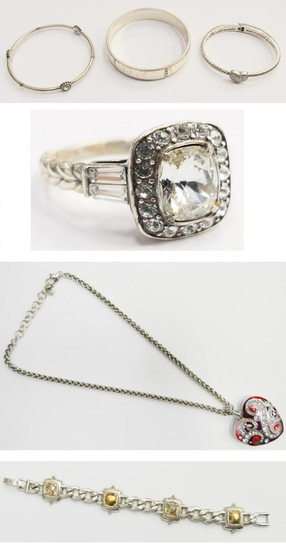 7 PIECES OF BRIGHTON DESIGNER JEWELRY ITEMS (1 of 18)