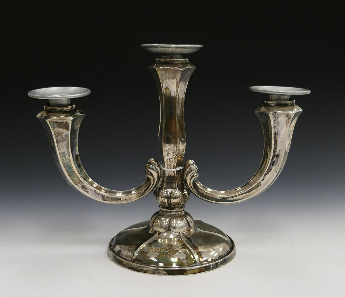 ANTIQUE GERMAN 835 SILVER CANDELABRA (1 of 5)