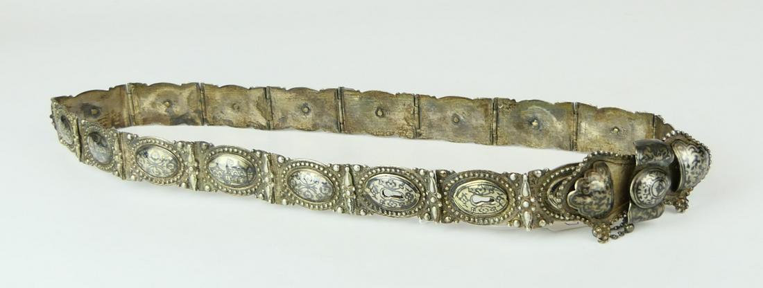 ANTIQUE PERSIAN 800 SILVER BELT (1 of 4)