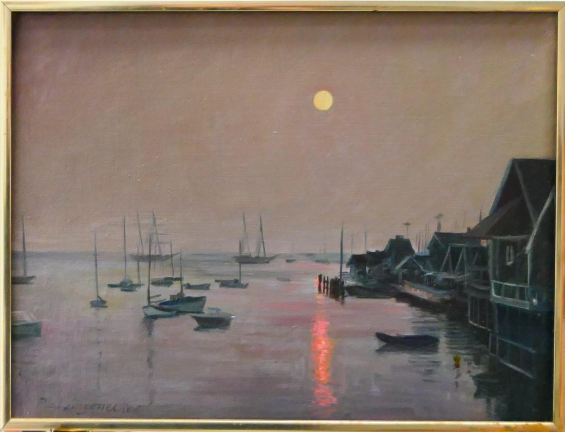 PAUL LONGENECKER (USA 1920-2008) OIL ON CANVAS (1 of 6)