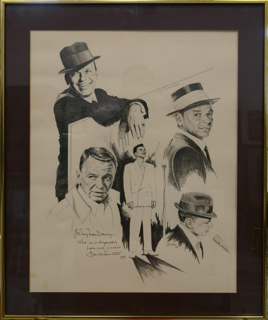 FRANK SINATRA  AUTOGRAPHED & DEDICATED SIGNING (1 of 6)