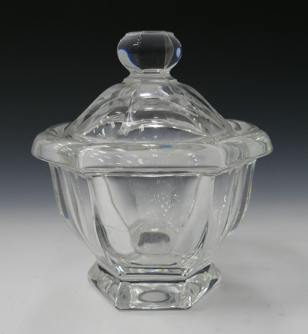 BACCARAT FRENCH CRYSTAL JAM/SUGAR LIDDED BOWL (1 of 3)