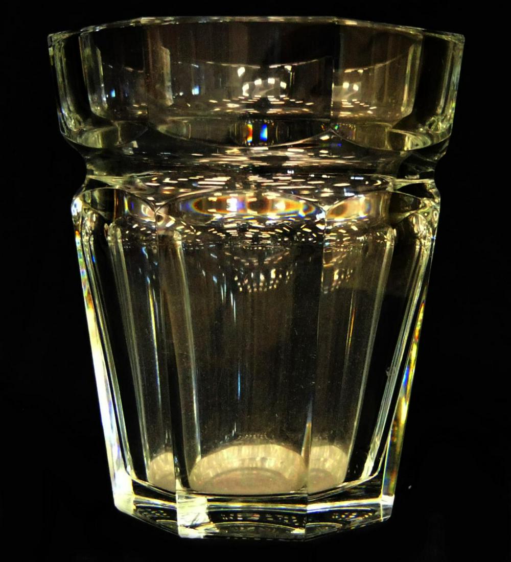 BACCARAT FRENCH CLEAR CRYSTAL ICE BUCKET (1 of 7)