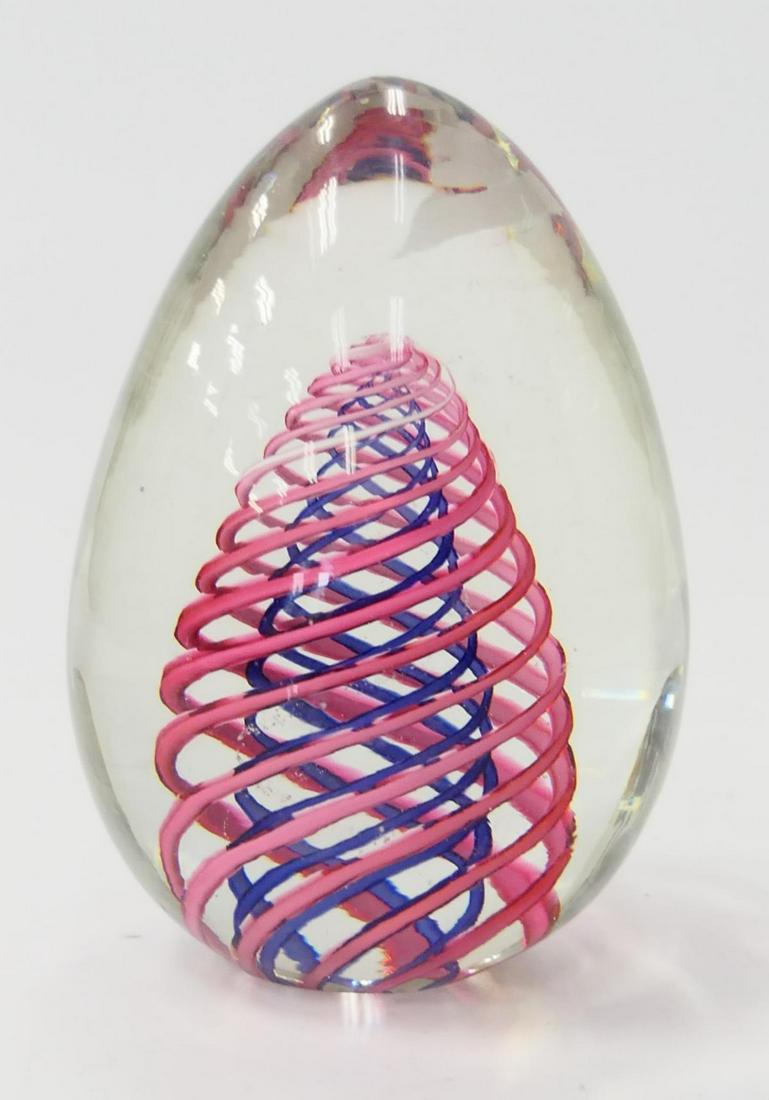 VENINI RARE EGG SHAPE PAPERWEIGHT  POSSIBLY FULVIO (1 of 3)