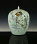 ANTIQUE CHINESE FAMILLE ROSE PORCELAIN GINGER JAR