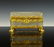 19TH C.CRYSTAL DORE BRONZE FRENCH FOOTED LG BOX