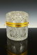 ANTIQUE FRENCH CRYSTAL & DORE BRONZE DRESSER BOX - 4