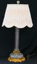 ANTIQUE BACARRAT CRYSTAL AND GILT BRONZE LAMP - 11