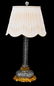 ANTIQUE BACARRAT CRYSTAL AND GILT BRONZE LAMP - 2