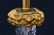 ANTIQUE BACARRAT CRYSTAL AND GILT BRONZE LAMP - 4