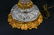 ANTIQUE BACARRAT CRYSTAL AND GILT BRONZE LAMP - 8