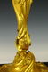 PAIR OF DORE BRONZE FRENCH ELLEGANT CANDLE STICKS - 4