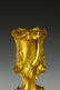 PAIR OF DORE BRONZE FRENCH ELLEGANT CANDLE STICKS - 6