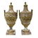 FRENCH 19TH CENTURY BRONZE 7 ROUGE MARBLE URNS