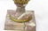FRENCH 19TH CENTURY BRONZE 7 ROUGE MARBLE URNS - 6