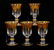 LOT OF (5) ARTE ITALICA 6" WINE GLASSES