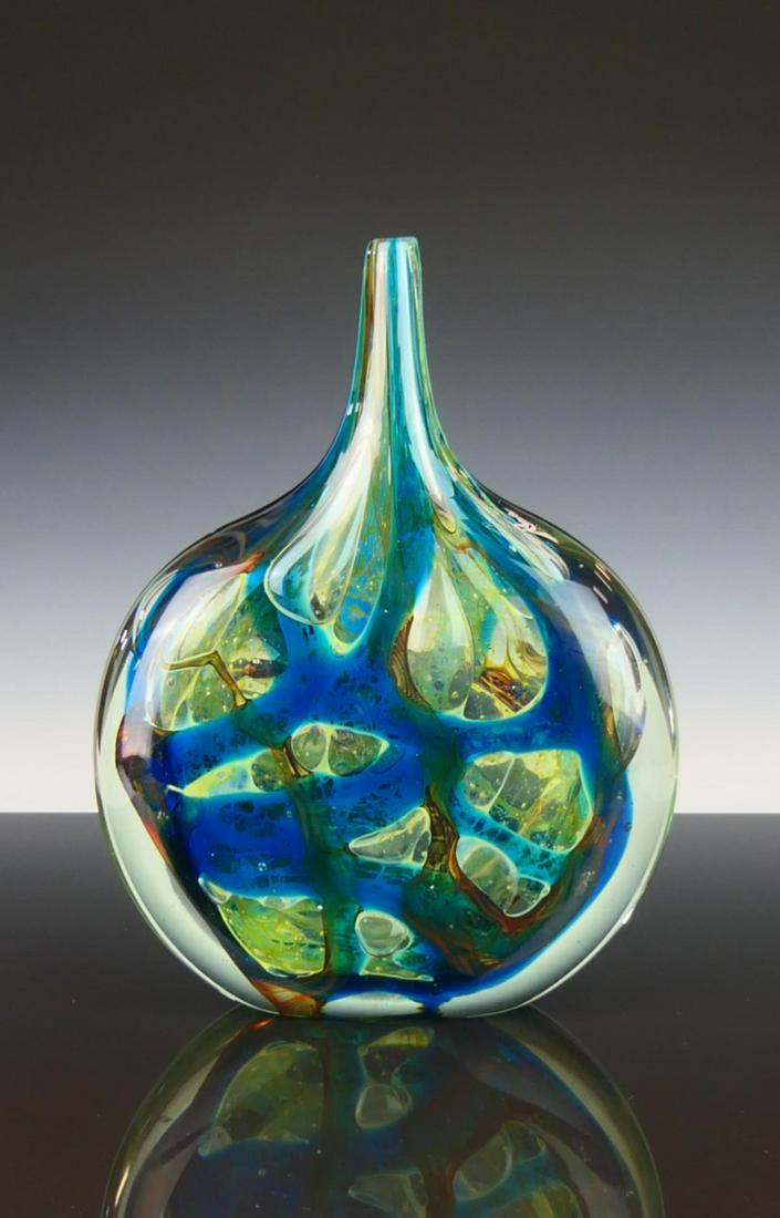 A MAGNIFICENT & RARE M HARRIS MDINA ART GLASS VASE (1 of 5)