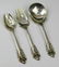 3 WALLACE "GRAND BAROQUE" STERLING SERVING ITEMS