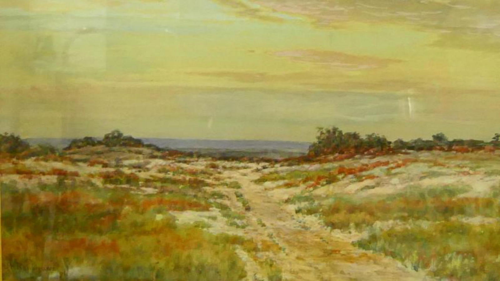 JOHN RENSHAWE (USA 1852-1934) WATERCOLOR LANDSCAPE (1 of 3)